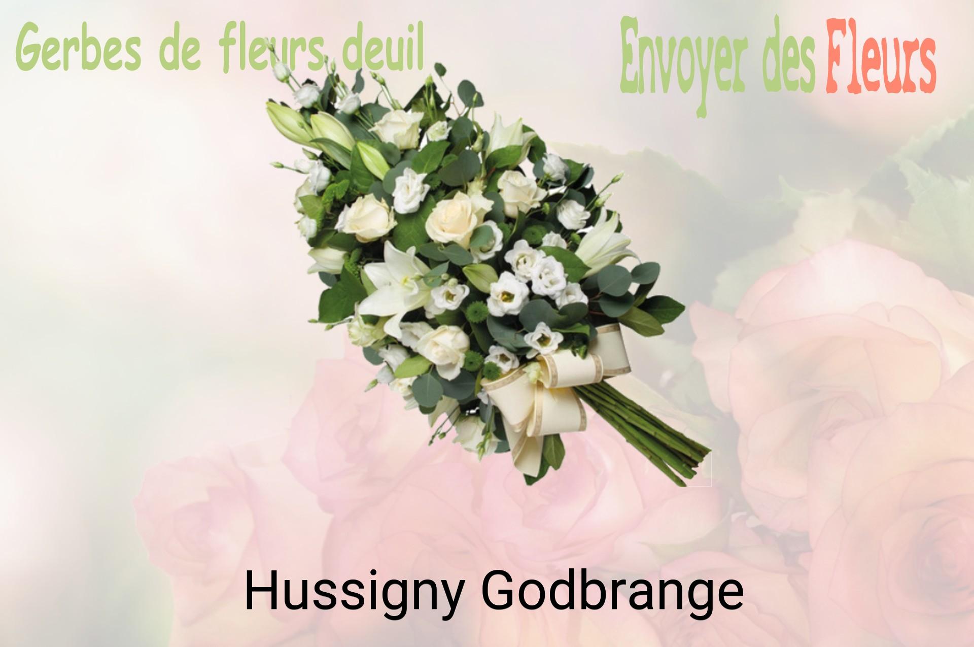 Gerbe de fleurs de deuil livrée à Hussigny-Godbrange